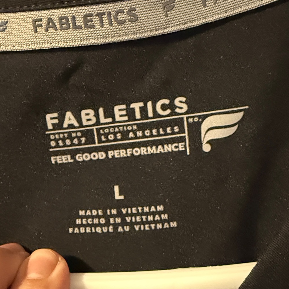 Fabletics Black Wide Leg Performance Set - image 3